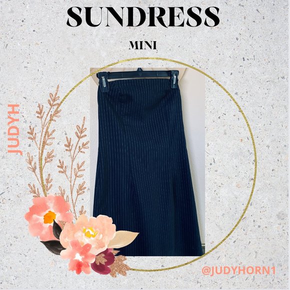 STRAPLESS MINI SUNDRESS - Picture 1 of 7